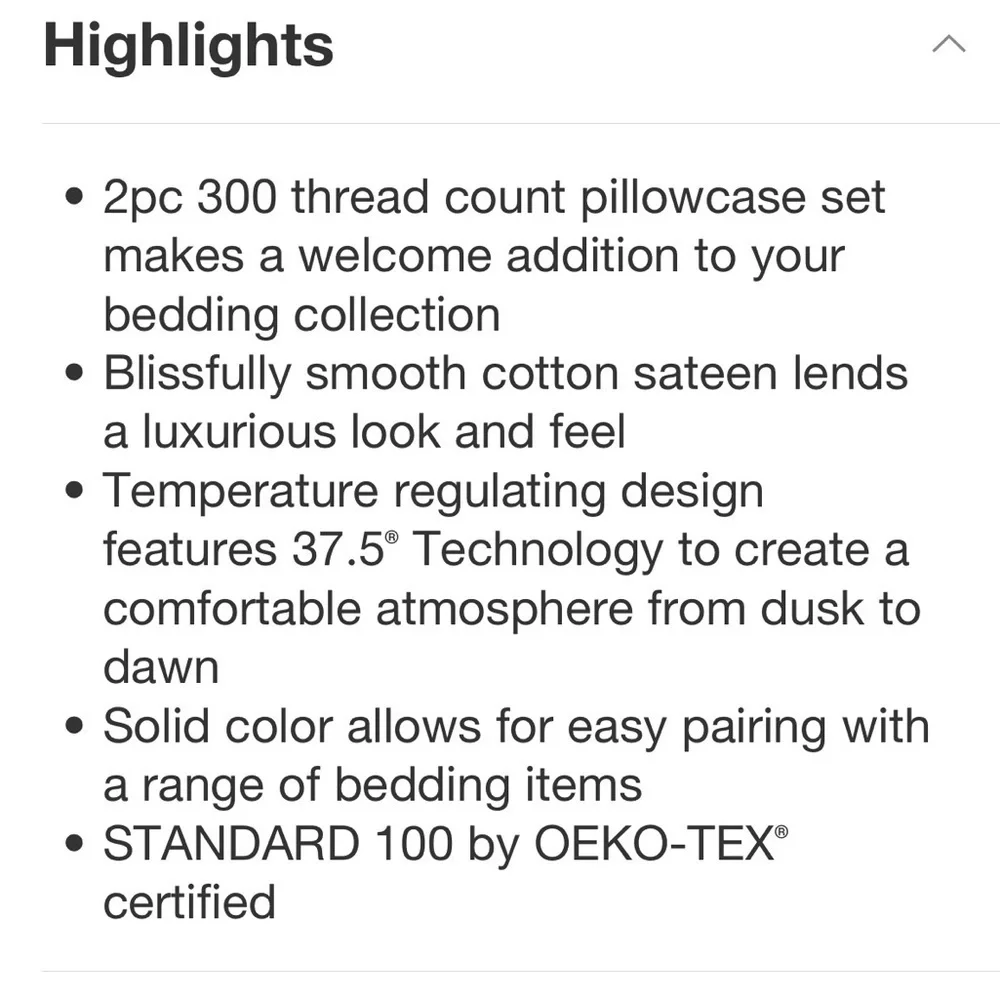 King 300 Thread Count Temperature Regulating Pillowcase Set White  Casalunaa